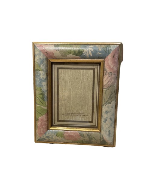 Κορνίζα φλοράλ Αγγλική ξύλινη για φωτό 9x12cm 
