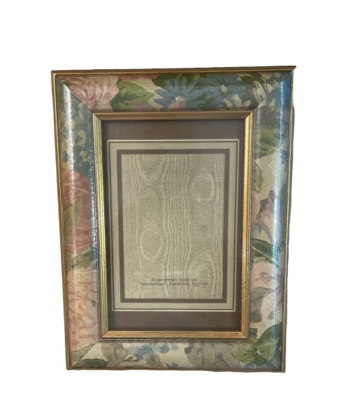 Κορνίζα φλοράλ Αγγλική ξύλινη για φωτό 13x18cm 