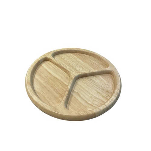 Πλατώ με χωρίσματα σε μασίφ ξύλο οξιάς 25x2cm