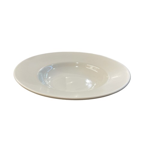 Πιάτο βαθύ ivory χειροποίητο & πυρίμαχο Stoneware για κάθε χρήση 29x5,50cm