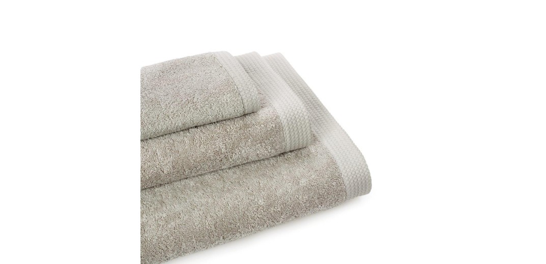 Σετ πετσέτες 3 τεμ. Cryspo Trio Pearl Grey 100% Premium Cotton 600gr