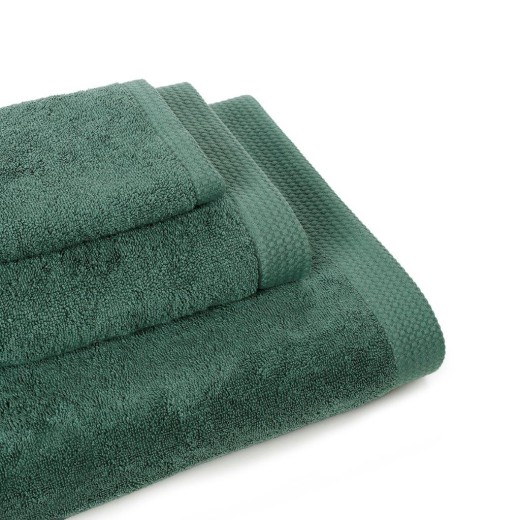 Σετ πετσέτες 3 τεμ. Cryspo Trio Emerald Green 100% Premium Cotton 600gr
