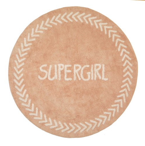 ΧΑΛΙ ΒΑΜΒΑΚΕΡΟ ΡΟΖ SUPERGIRL 150cm διάμετρος