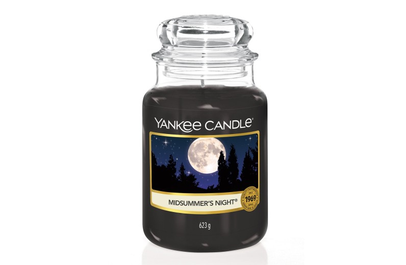 Yankee Candle Αρωματικό Κερί σε Γυάλινο Δοχείο Large σειρά Midsummers Night 623gr