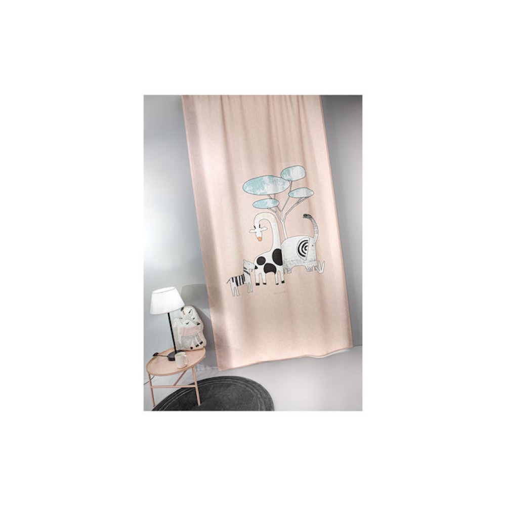 Guy Laroche Παιδική Κουρτίνα με Τρέσα Zootopia cameo 145x270εκ.