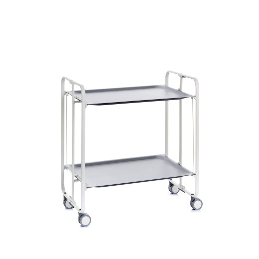 Πτυσσόμενο τρόλεϊ Αλουμινίου Matt Grey Pantone 66x43x72cm