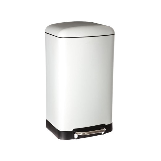 Kαλάθι απορριμμάτων με χωρητικότητα 30L και διαστάσεις 34x30.5x61cm - White