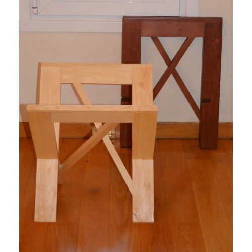 Εφημεριδοθήκη ξύλινη πτυσσόμενη 34x35x41 εκ. [Διαθέσιμο σε 2 χρώματα]