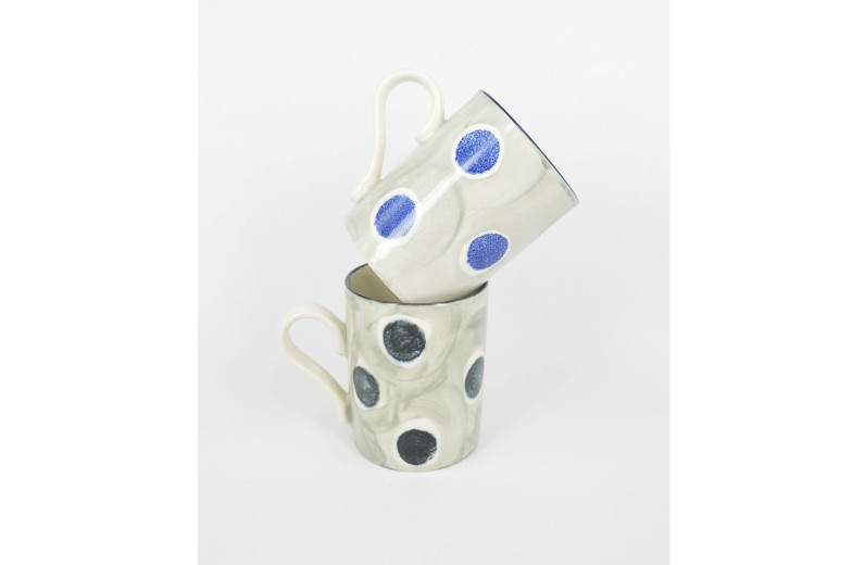 Κούπα χειροποίητη πουά Αγγλική [Διαθέσιμο σε διάφορα χρώματα]