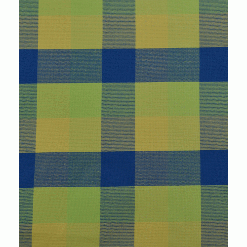 Τραπεζομάντηλο καρώ βαμβακερό multisquares blue/green 140x220cm