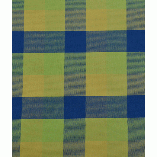 Τραπεζομάντηλο καρώ βαμβακερό multisquares blue/green 140x320cm