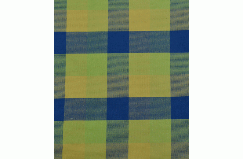 Τραπεζομάντηλο καρώ βαμβακερό multisquares blue/green 140x220cm