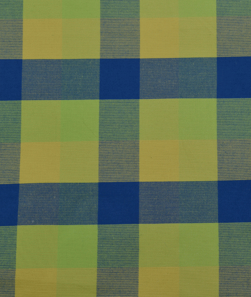 Τραπεζομάντηλο καρώ βαμβακερό multisquares blue/green 140x180cm