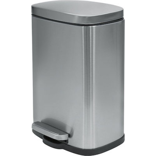 Κάδος ορθογώνιος inox soft close 5 lt. Akira by Spirella