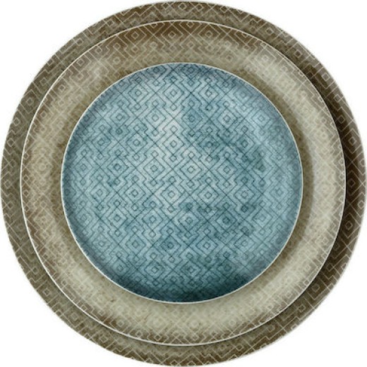 Cryspo Trio La Palma Σερβίτσιο Πιάτων από Πορσελάνη Πολύχρωμο 20τμχ