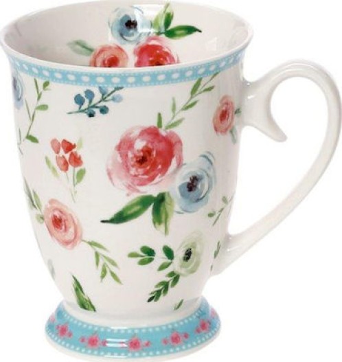 Cryspo Trio Primavera Κούπα από Πορσελάνη Blue 330ml