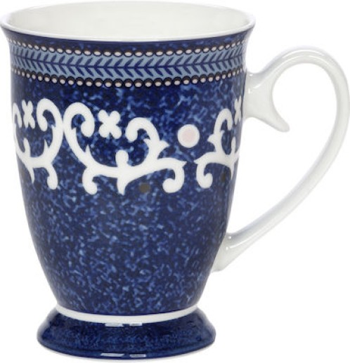 Cryspo Trio Lagoon Κούπα από Πορσελάνη Blue 330ml