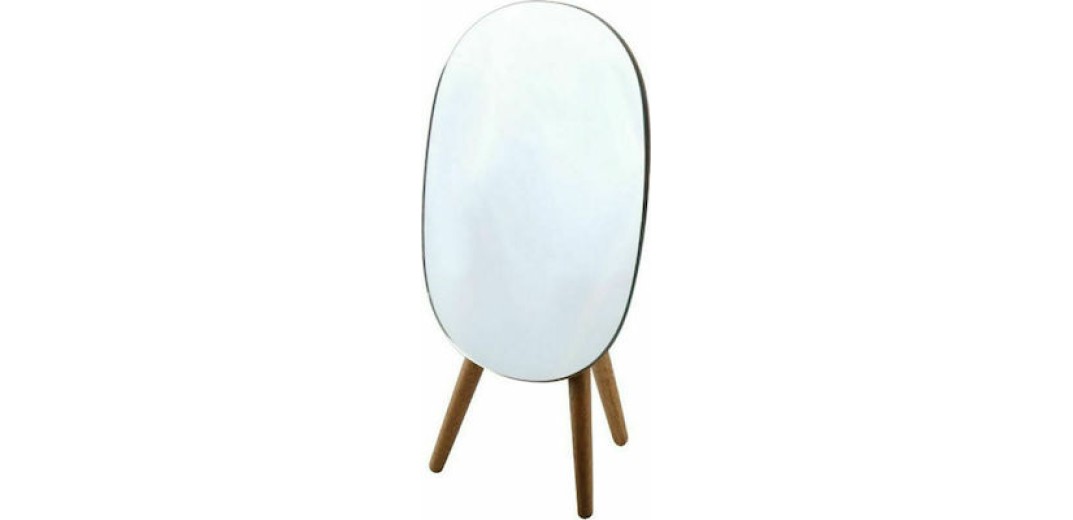 Επιτραπέζιος καθρέπτης από επεξεργασμένο ξύλο & γυαλί Alesia Mirror by Spirella 14x2,80x24 cm