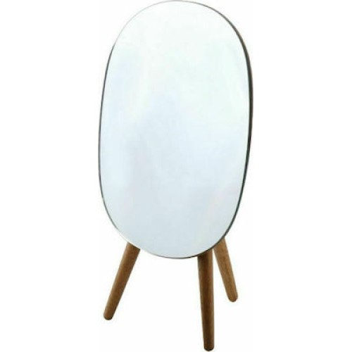 Επιτραπέζιος καθρέπτης από επεξεργασμένο ξύλο & γυαλί Alesia Mirror by Spirella 14x2,80x24 cm