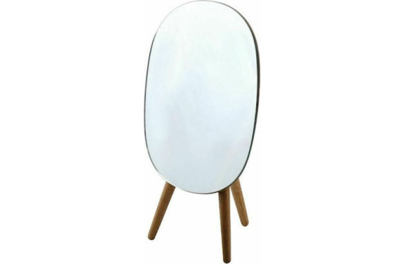 Επιτραπέζιος καθρέπτης από επεξεργασμένο ξύλο & γυαλί Alesia Mirror by Spirella 14x2,80x24 cm