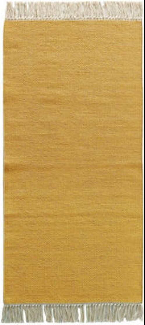 Kentia Χαλί Διάδρομος Peter 11 Warm Yellow 70x140εκ. Βαμβακερό