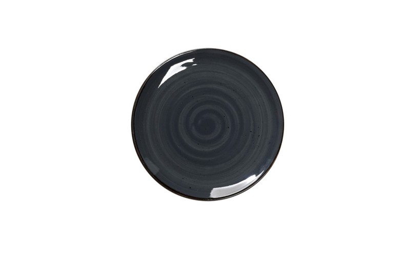 Πιάτο ρηχό Terra Dark Grey by Espiel  26,50 εκ.