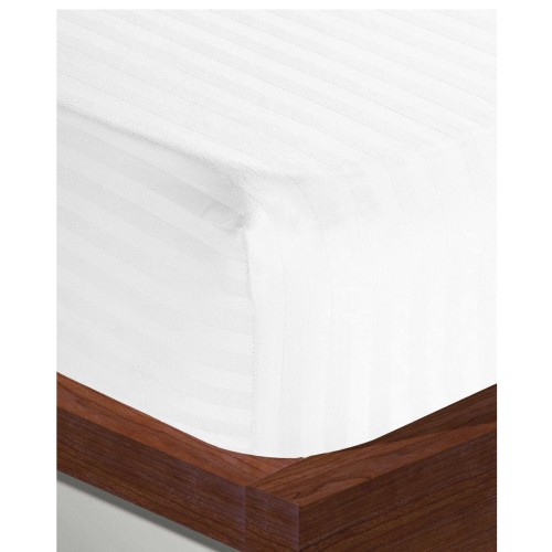 Σεντόνι με λάστιχο ρίγα 1 εκ. 100X200+25 εκ. 100% Βαμβακοσατέν T250