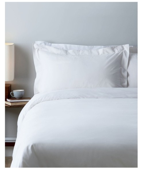 Σεντόνι λευκό ξενοδοχειακό 270X270εκ. 100% Βαμβακοσατέν T250