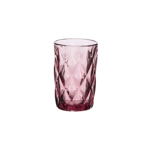 Σετ ποτήρια νερού μωβ 6 τεμ. Cryspo Trio Kare 330 ml.