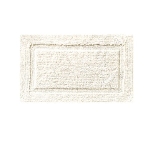 Πατάκι μπάνιου εκρού βαμβακερό 50X80 εκ.