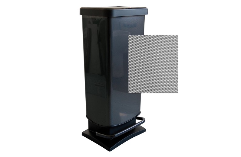 Κάδος απορριμάτων μαύρος 40 Lt. Paso by Rotho (Swiss Made)