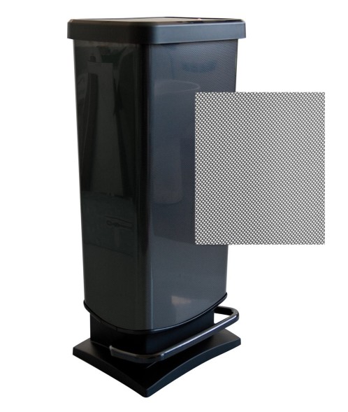 Κάδος απορριμάτων μαύρος 40 Lt. Paso by Rotho (Swiss Made)