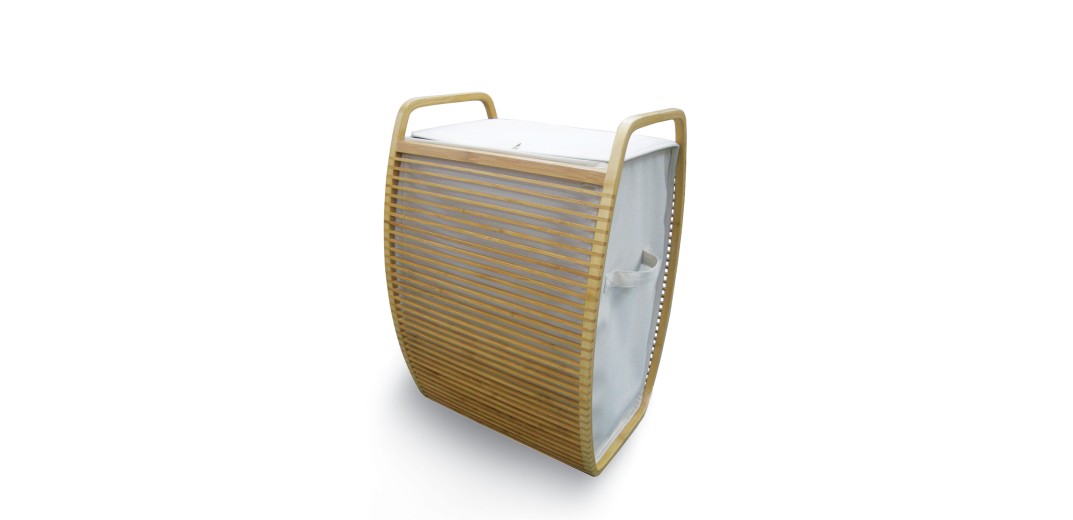 Καλάθι απλύτων bamboo – ύφασμα 40x35x60 εκ. Urn
