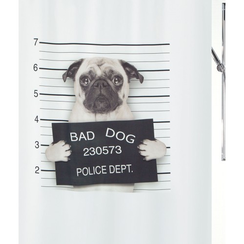 Κουρτίνα υφασμάτινη για το μπάνιο Bad Dog
