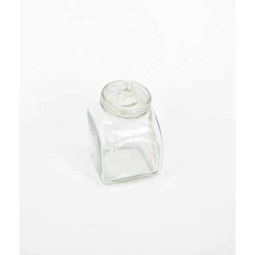 Βαζάκι γυάλινο με καπάκι που κλείνει αεροστεγώς