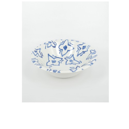 Σαλατιέρα μπλε λουλούδι