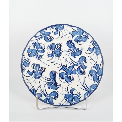 Πιάτο ρηχό μπλε ορχιδέα 23 εκ.