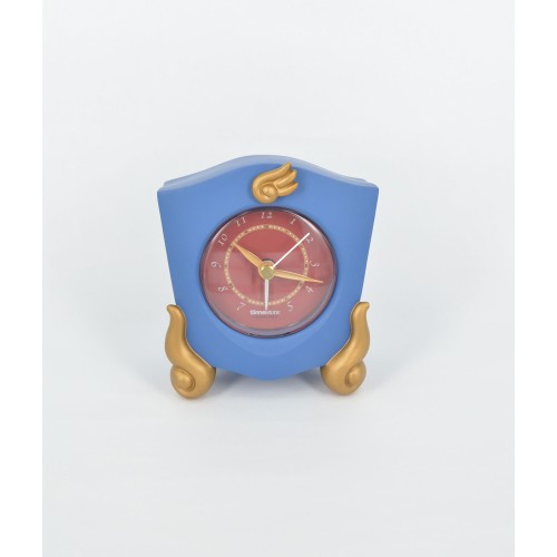 Επιτραπέζιο ρολόι με ξυπνητήρι από πέτρα (σιέλ)