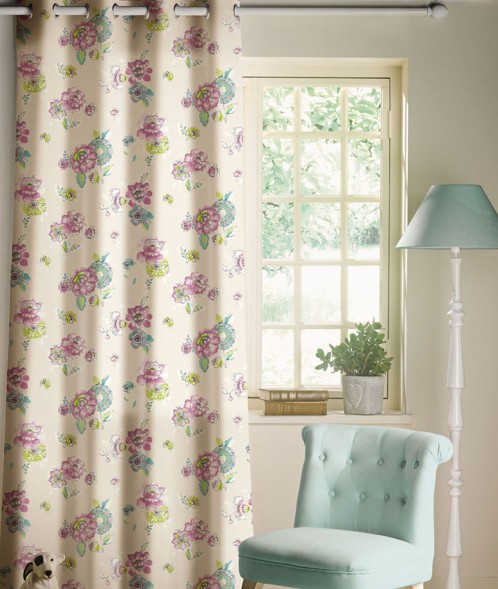 Εμπριμέ ύφασμα βαμβακερό Romantic Flowers Φ. 1,40 μ.