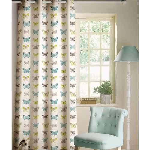 Ύφασμα με το μέτρο βαμβακερό Romantic Ciel Φ. 1,40 μ.