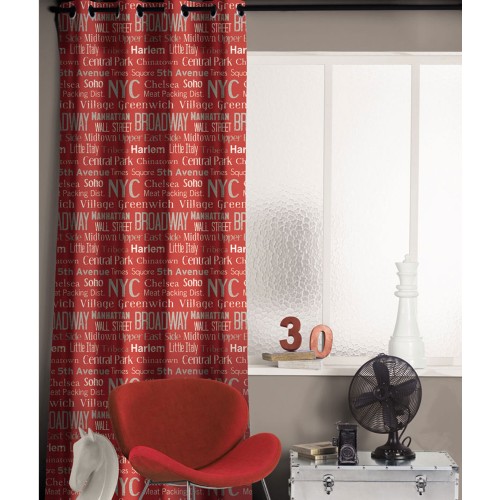 Ύφασμα με το μέτρο βαμβακερό NY red Φ. 1,40 μ.