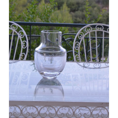 Βάζο σαν πιθάρι γυαλί κρύσταλλο 25X10 εκ.