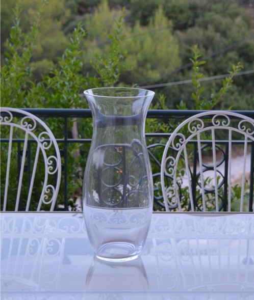 Βάζο κρύσταλλο γυαλί 42X19 εκ.