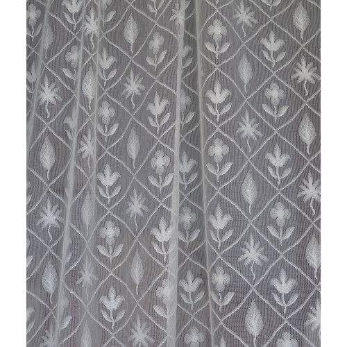 Βαμβακερή δαντέλα Σκωτίας Φ.1,50 μ. Flowers