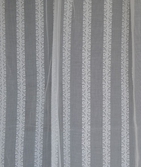 Δαντέλα βαμβακερή Σκωτίας Φ.1,60 μ. Stripes