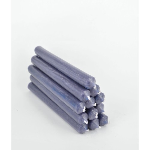 Κεριά μπλε ραφ σετ 12 τμχ. Jeans by Eika