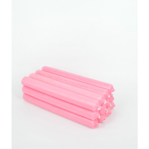 Κεριά ροζ σετ 12 τμχ. Jeans by Eika