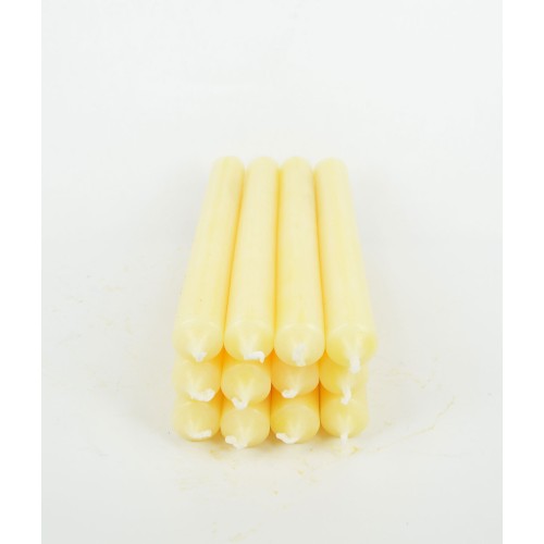 Κεριά εκρού σετ 12 τμχ. Jeans by Eika