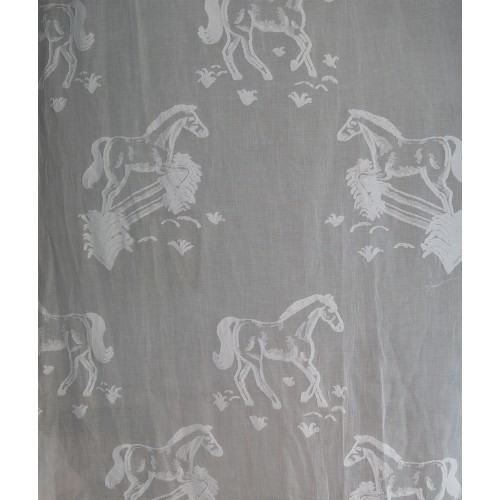 Δαντέλα με το μέτρο βαμβακερή με Άλογα Φ.1,60 μ.