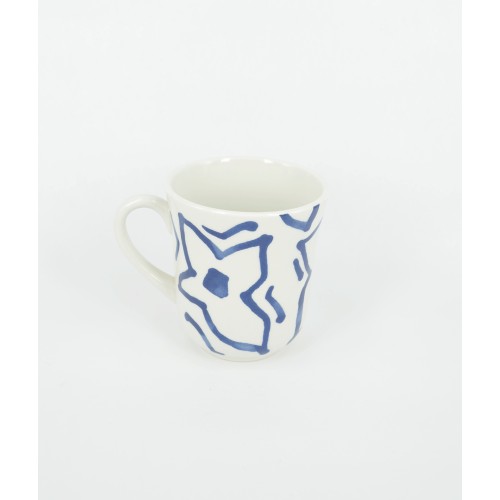 Κούπα μπλε λουλούδια Αγγλική